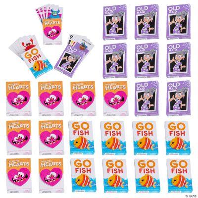 Card Game Assortment - 24 Pieces