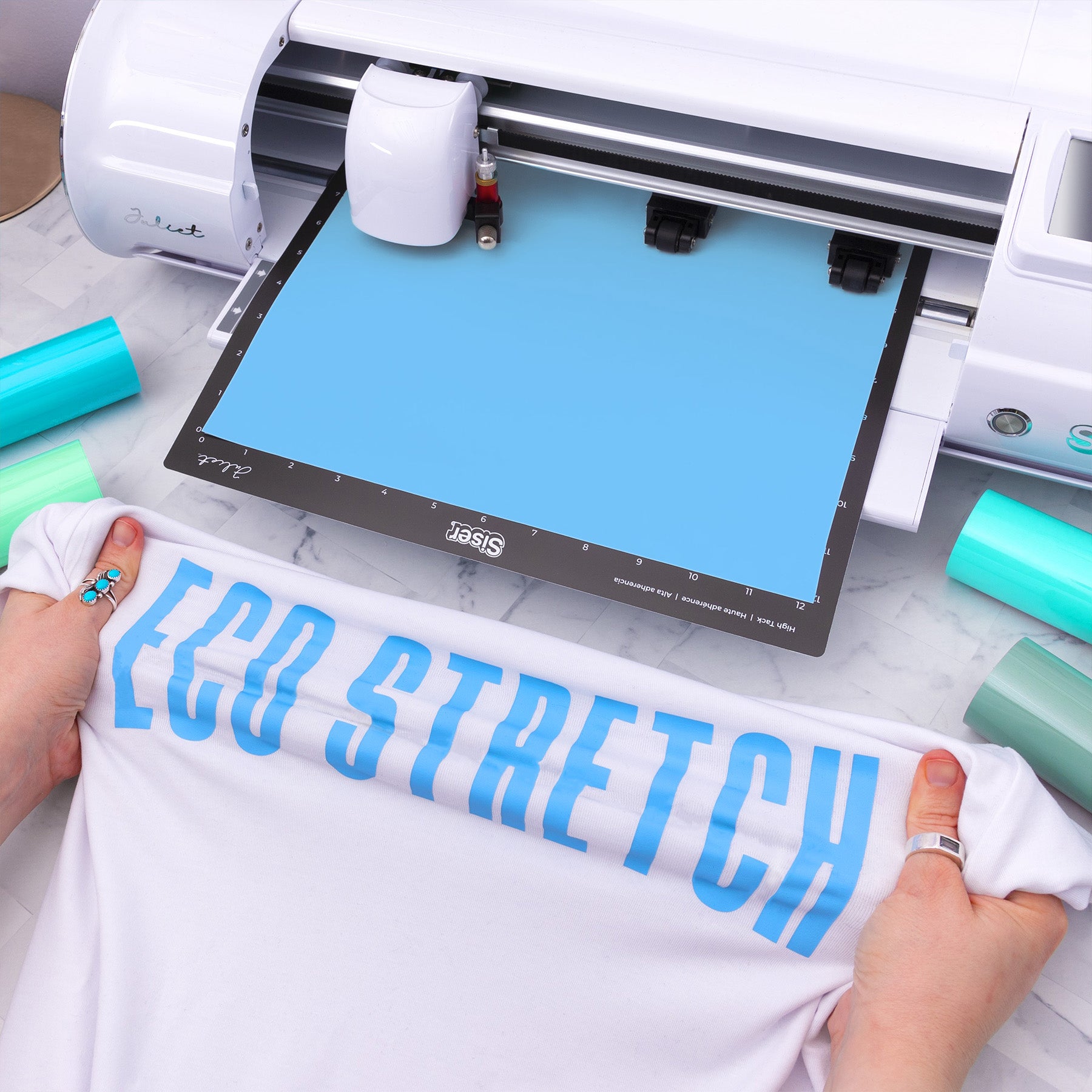 Easyweed Ecostretch HTV Heat Transfer Vinyl, 36", White