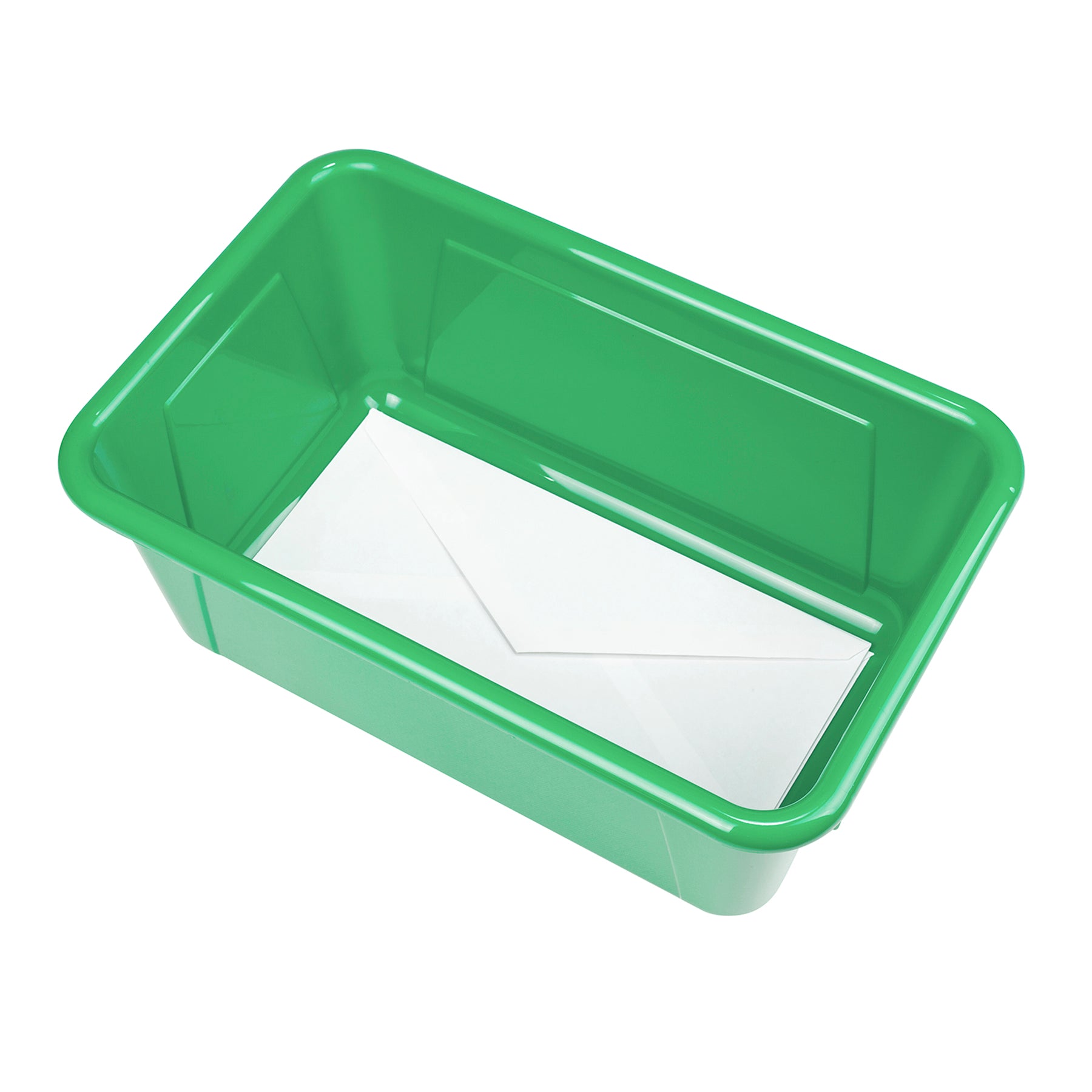 Small Cubby Bin, Green