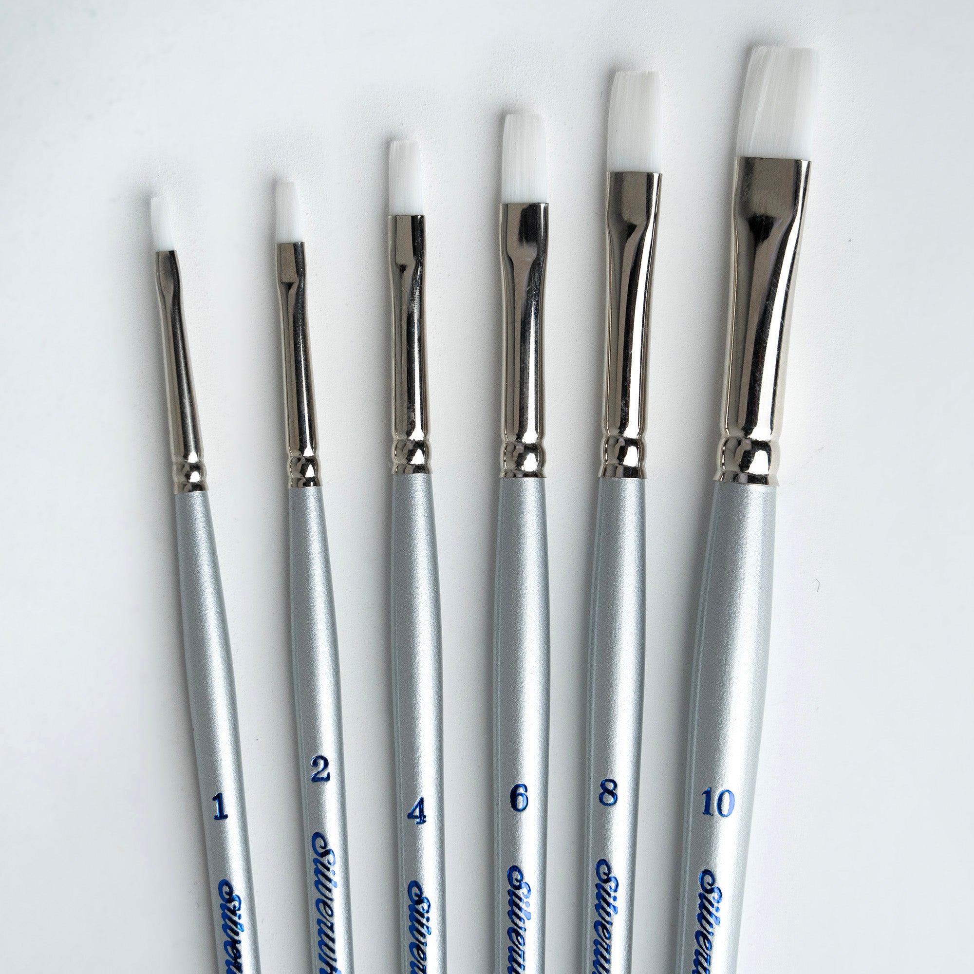 Silverwhite Brights, 6 Brushes
