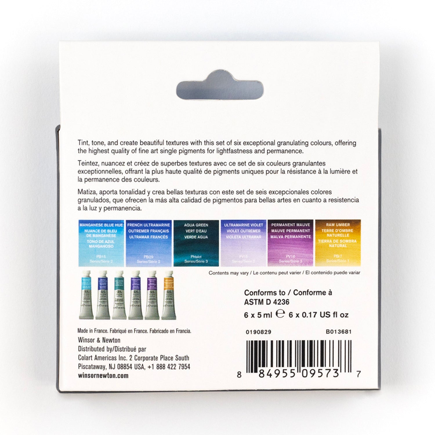 PWC - 6 x 5ml Tube set - Granulating Colours