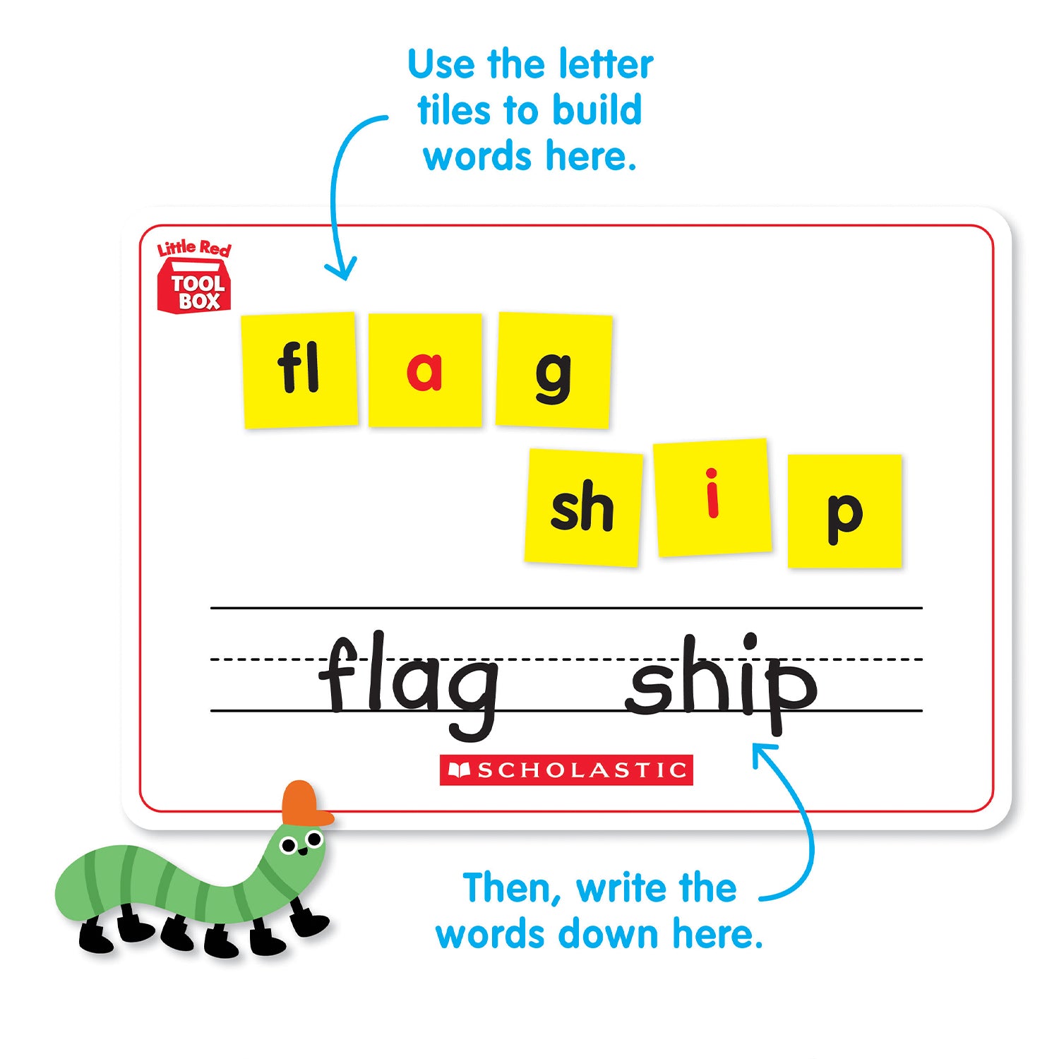 Little Red Tool Box: Word Builders Phonics Tiles: Blends, Digraphs & More