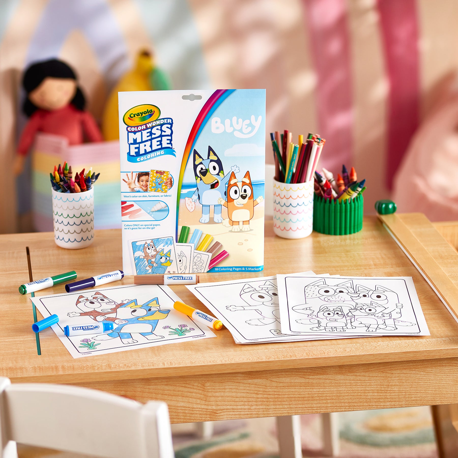 Color Wonder® Coloring Pad & Markers, Bluey