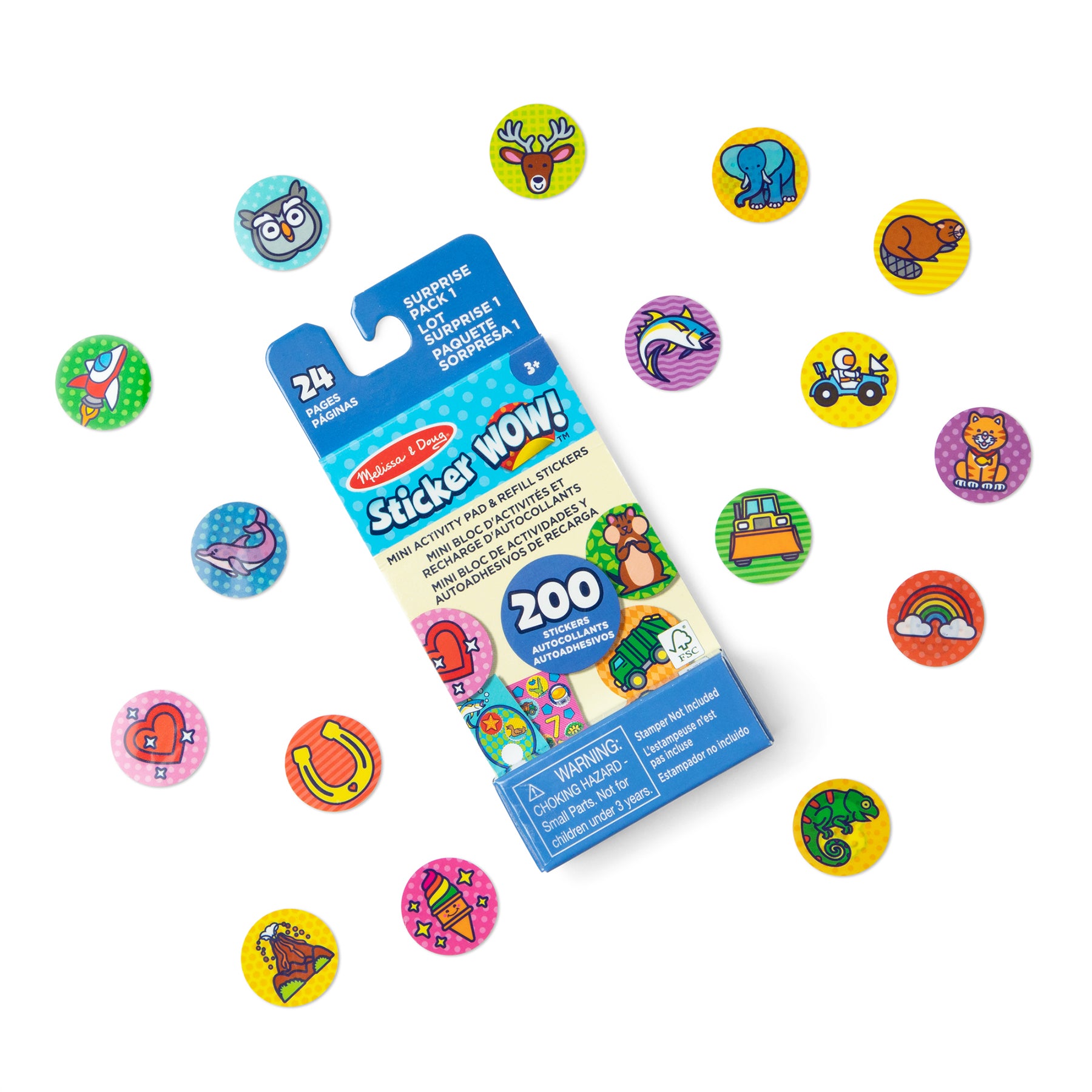 Sticker WOW! Mini Activity Pad with Refill Stickers - Surprise Pack 1