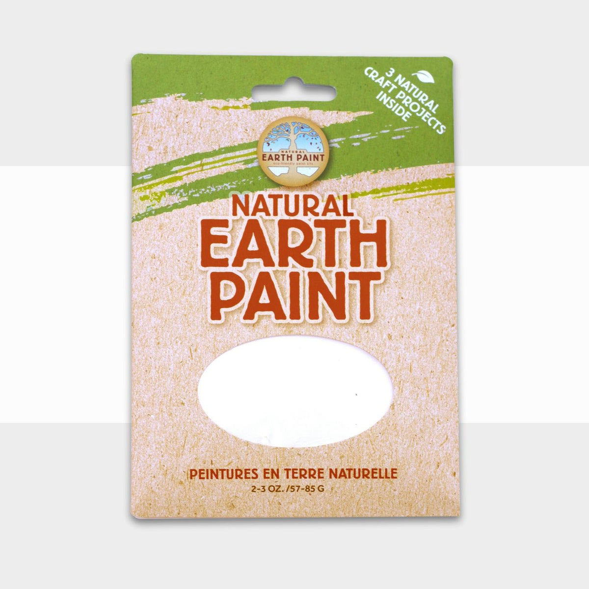 (2 EA) NATURAL EARTH PAINT 3OZ WHT