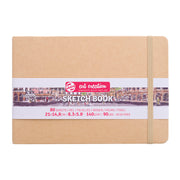 Sketchbook, 80 Sheets, 90lbs, Kraft Cover, 8.3" x 5.8" (A5)