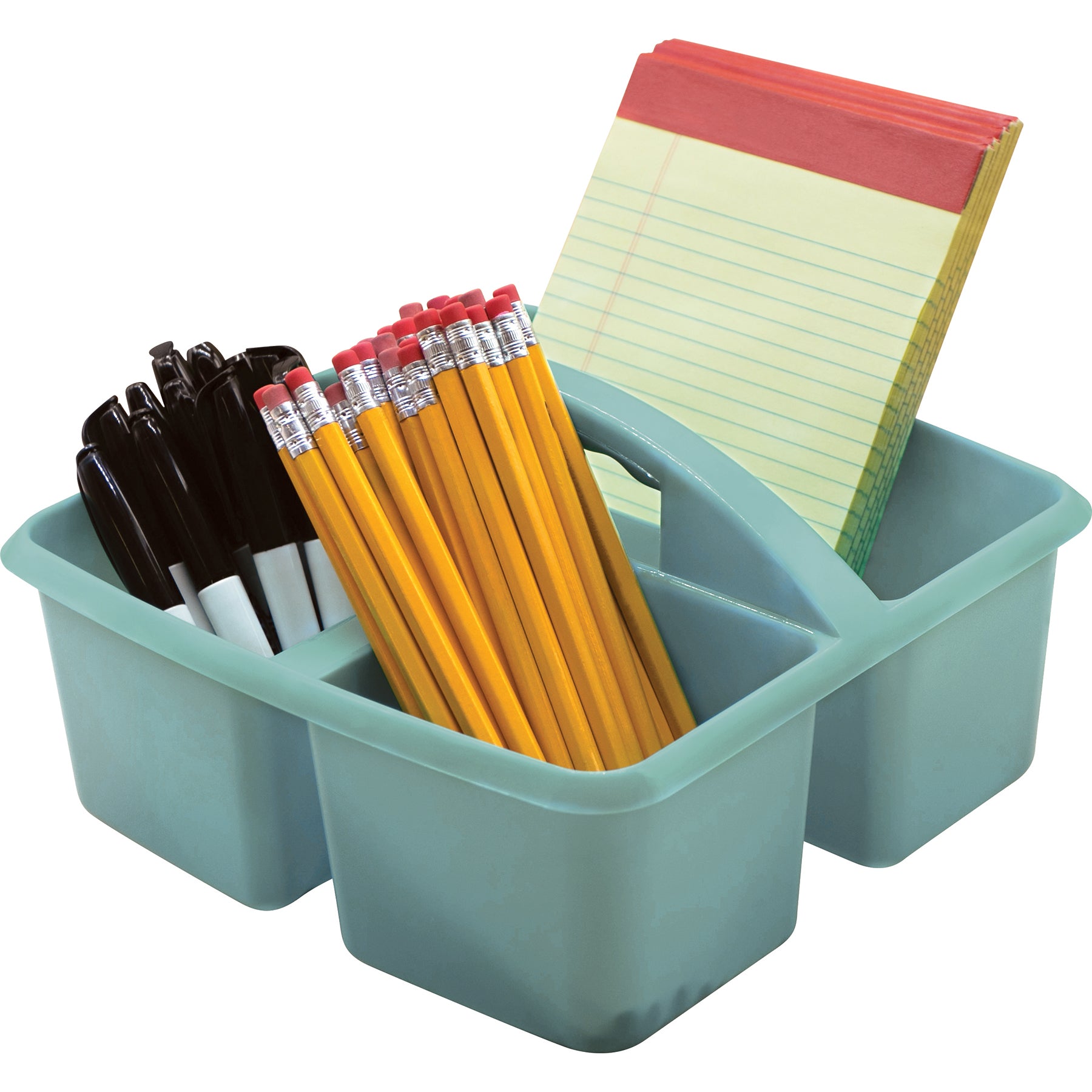 Plastic Storage Caddy, Calming Blue