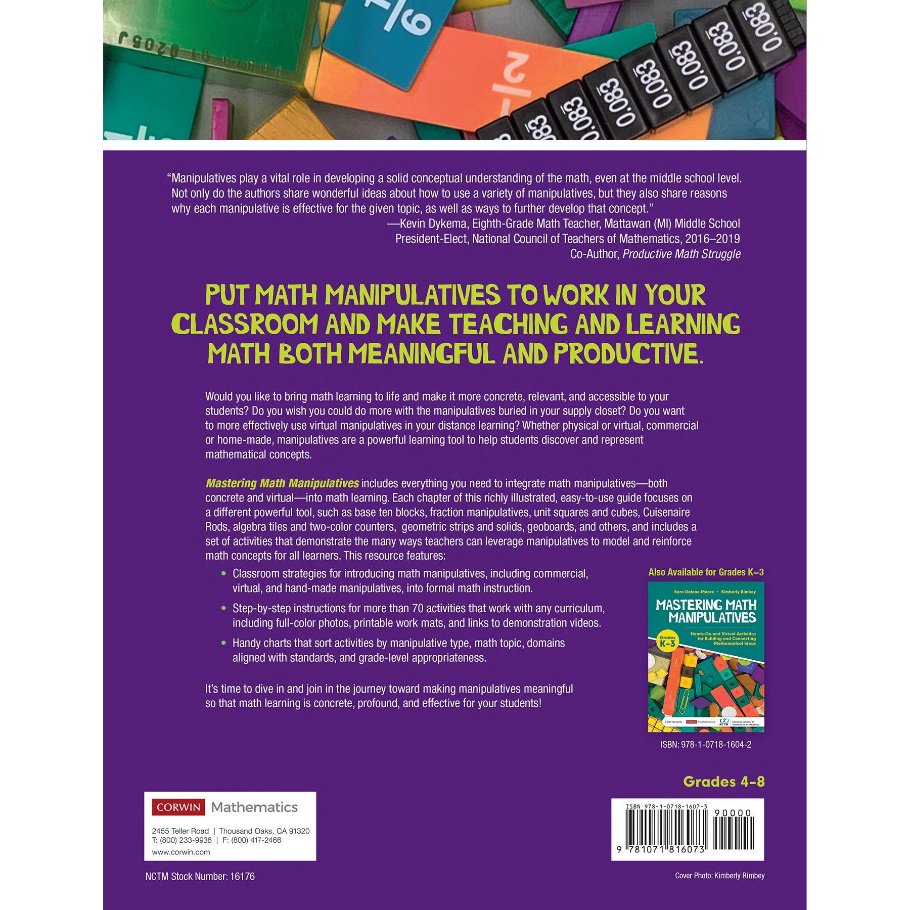 Mastering Math Manipulatives, Grades 4-8