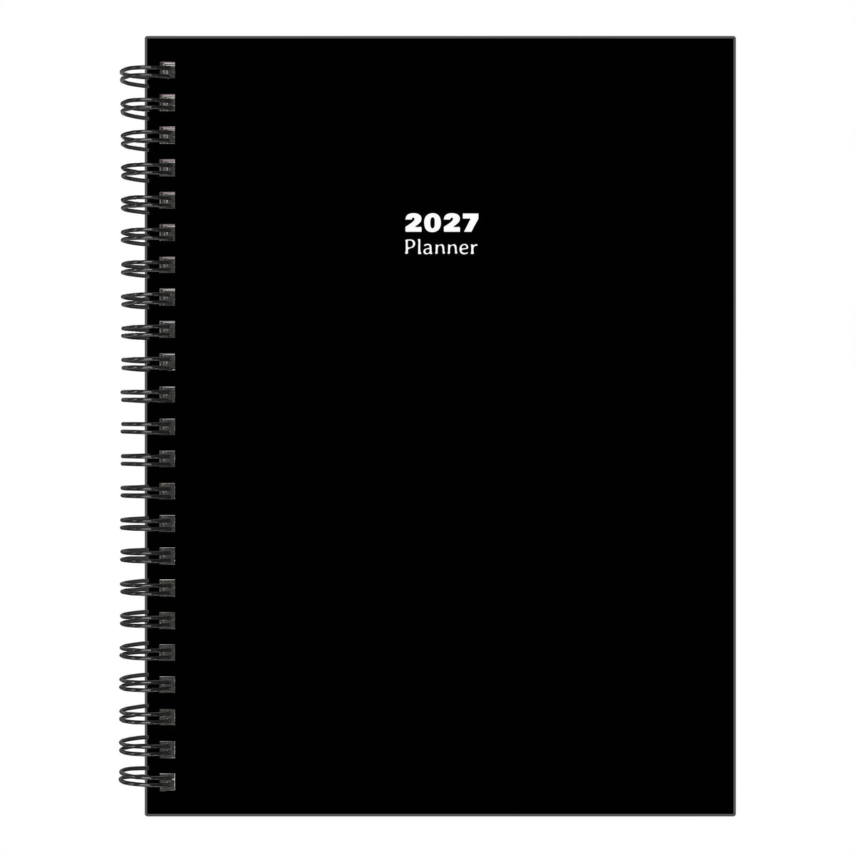 2027 BLK MEDIUM WK MONTHLY PLANNER