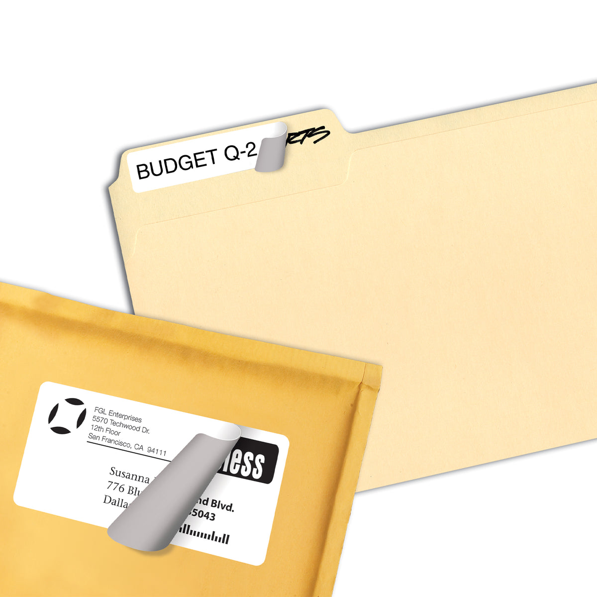 400 AVERY SHIPPING LABELS 3.5X5