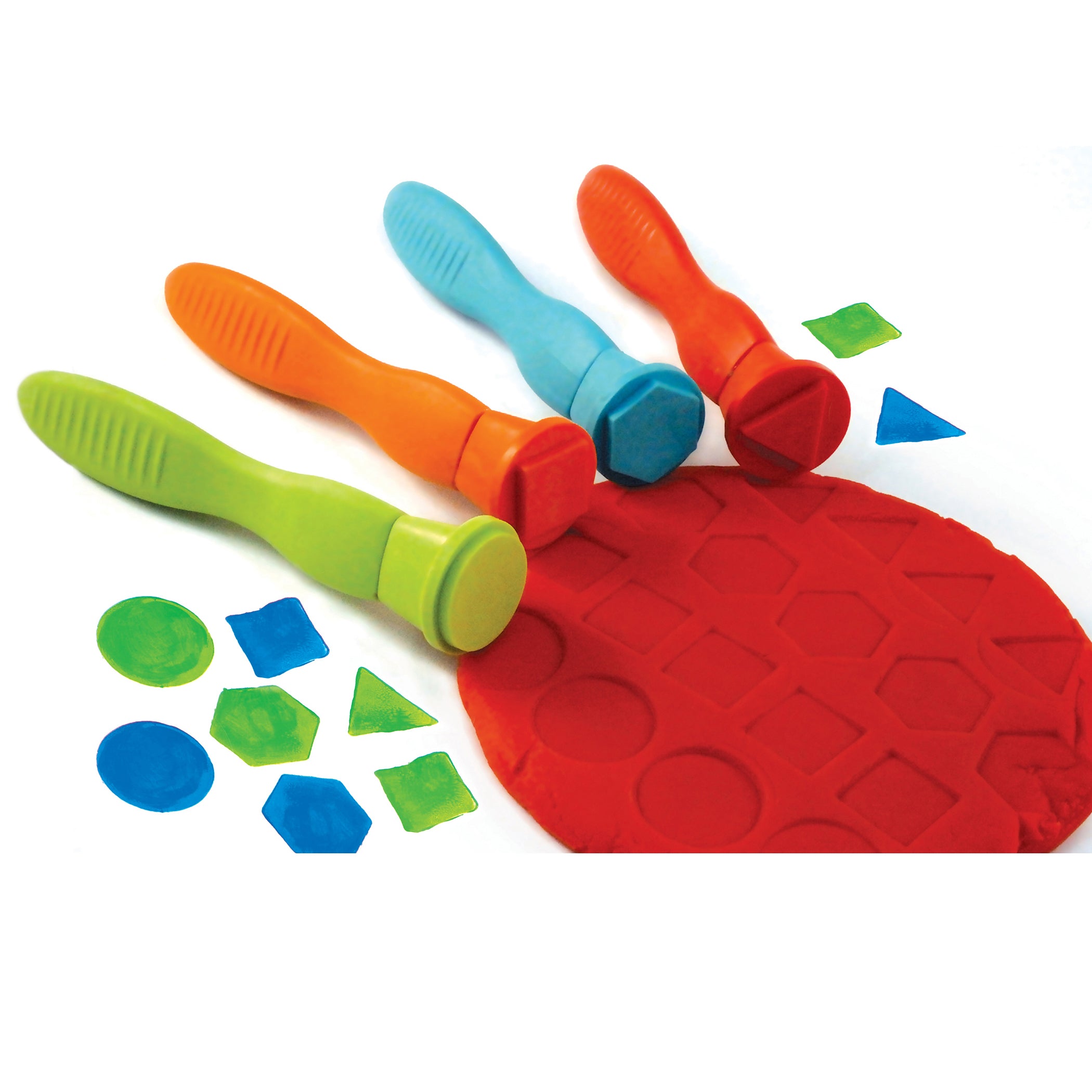 Triangle Grip Stampers - Geometric - Set of 4