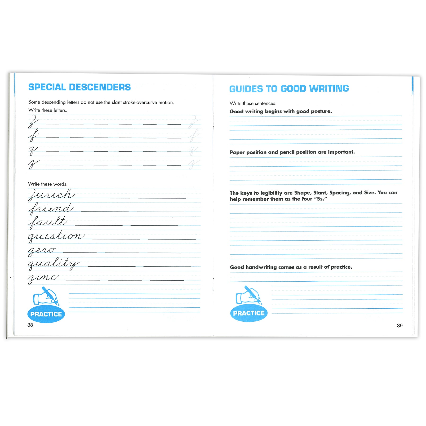 Handwriting Skills Simplified Book: Improving Cursive Writing