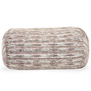 Jaxx Grand Lounger 7 Foot Bean Bag Sofa - Luxe Faux Fur, Mountain Fox