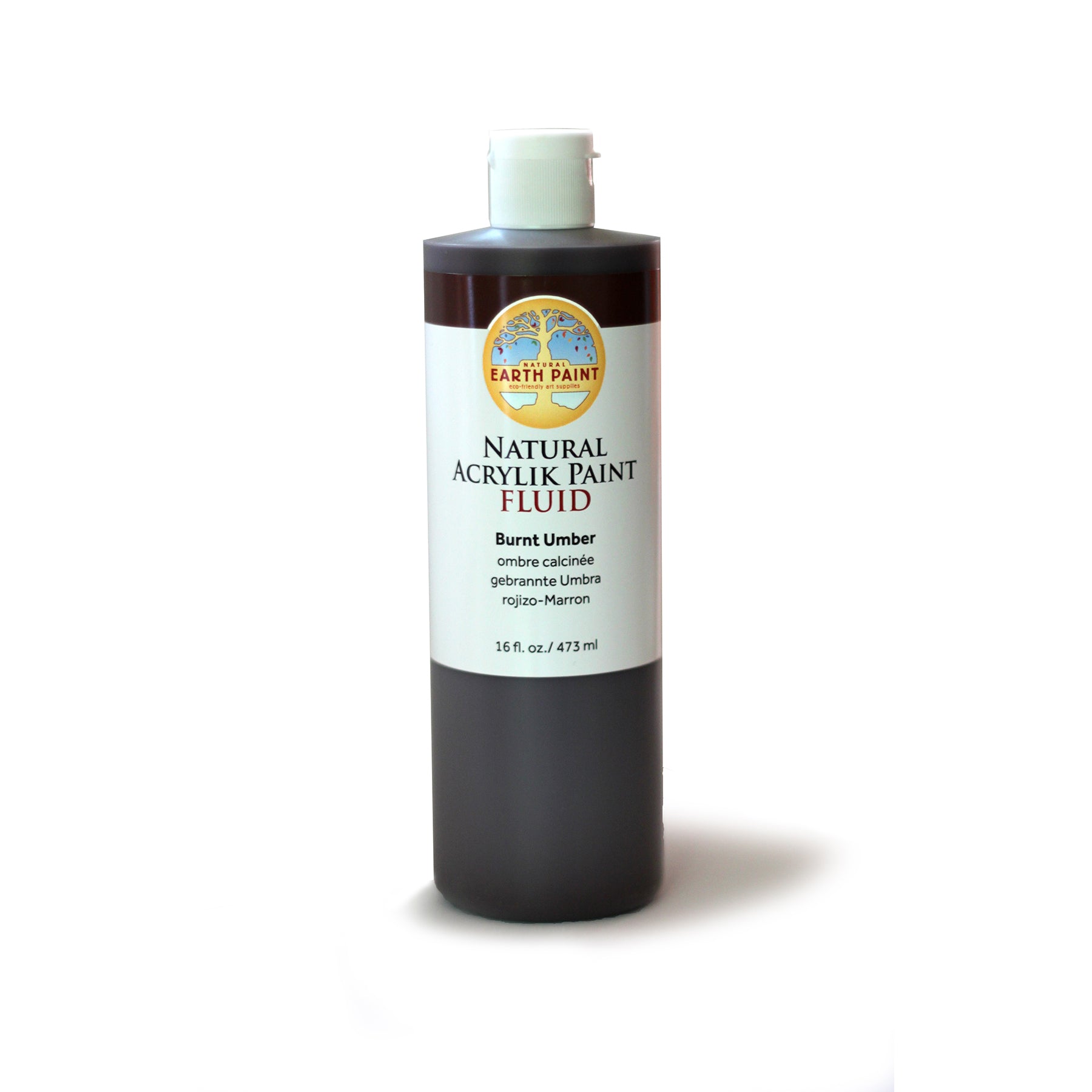 Natural Fluid Acrylik - 16 oz - Burnt Umber
