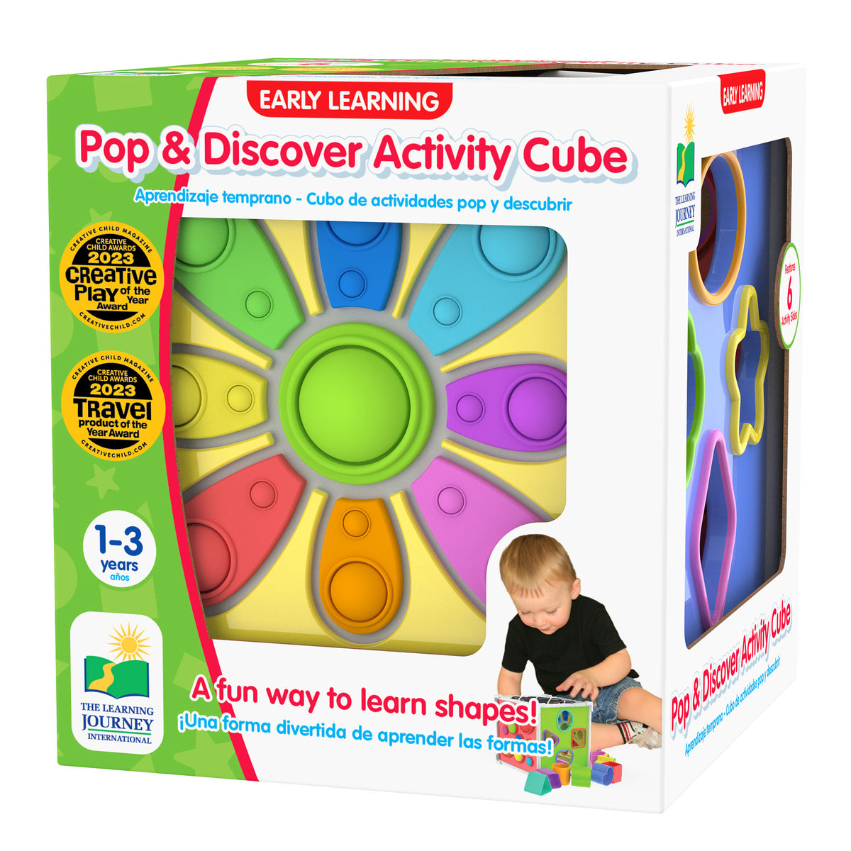 POP AND DISCOVER ACTIVITY CUBE