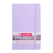 Sketchbook, 80 Sheets, 90lbs, Pastel Violet Cover, 5.1" x 8.3"