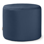 Jaxx Spring Indoor / Outdoor Bean Bag Pouf Ottoman, Navy