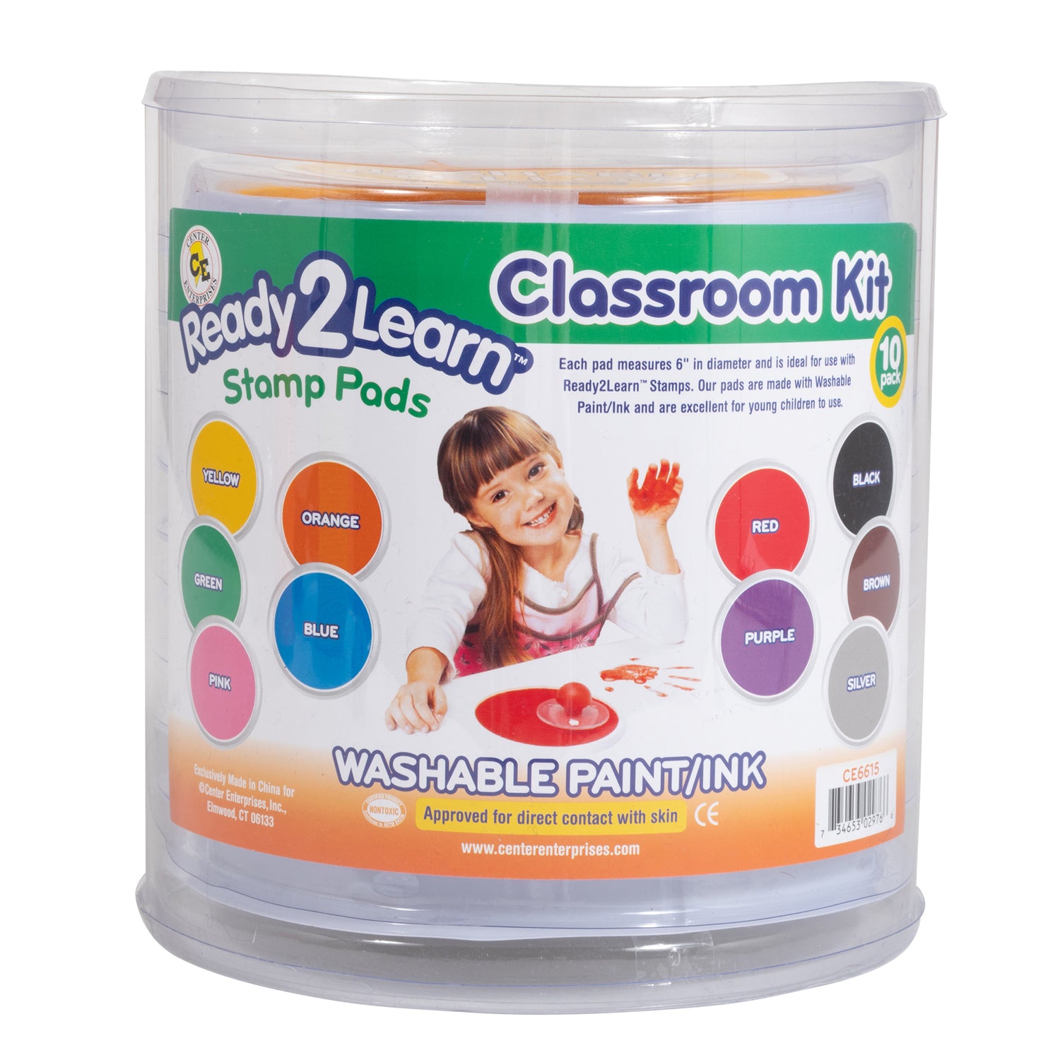 Giant Stampers & Stamp Pad Kit - 22 Stampers - 10 Stamp Pads