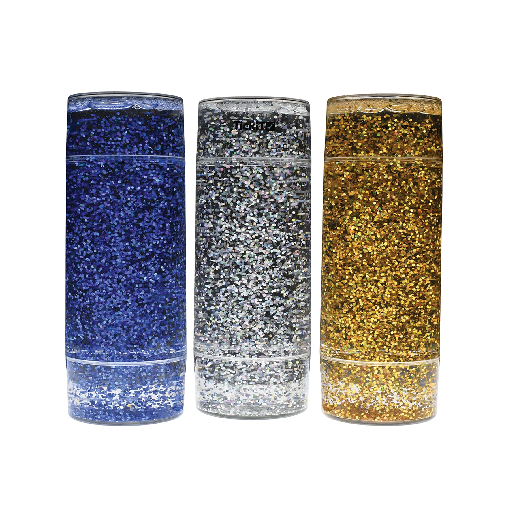 Sensory Glitter Storm - Set of 3 - Blue, Silver, Gold