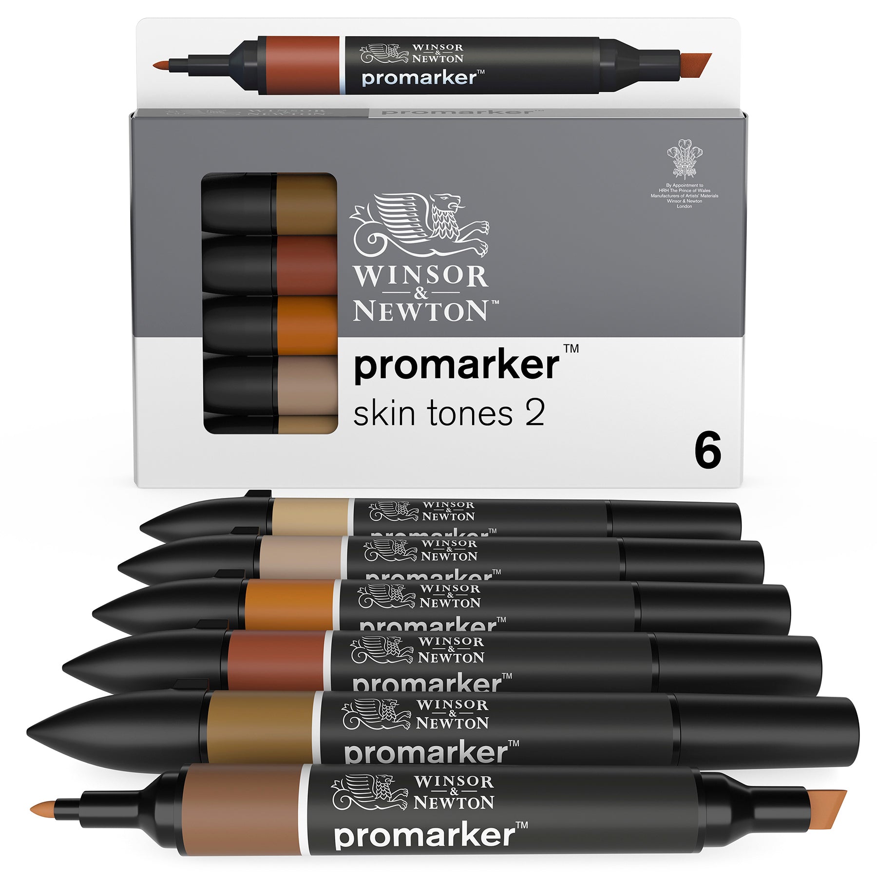 WN ProMarker 6 Skin Tones Set 2