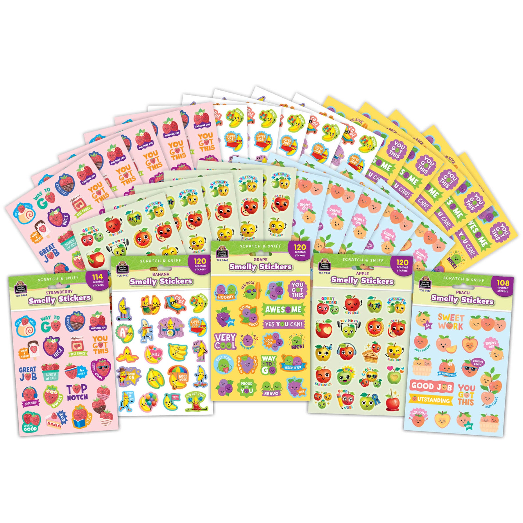 Fruit Pop Smelly Stickers, 582 Stickers