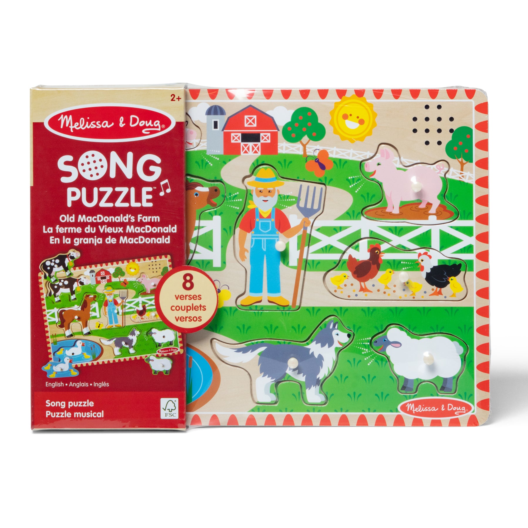 Old MacDonald's Farm Sound Puzzle - 8 Pieces