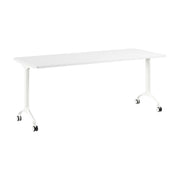Bush Business Furniture Synergy 72-inch Rectangle Modular Office Conference Table in White - 71.02" Width x 29.37" Depth x 29.62" Height