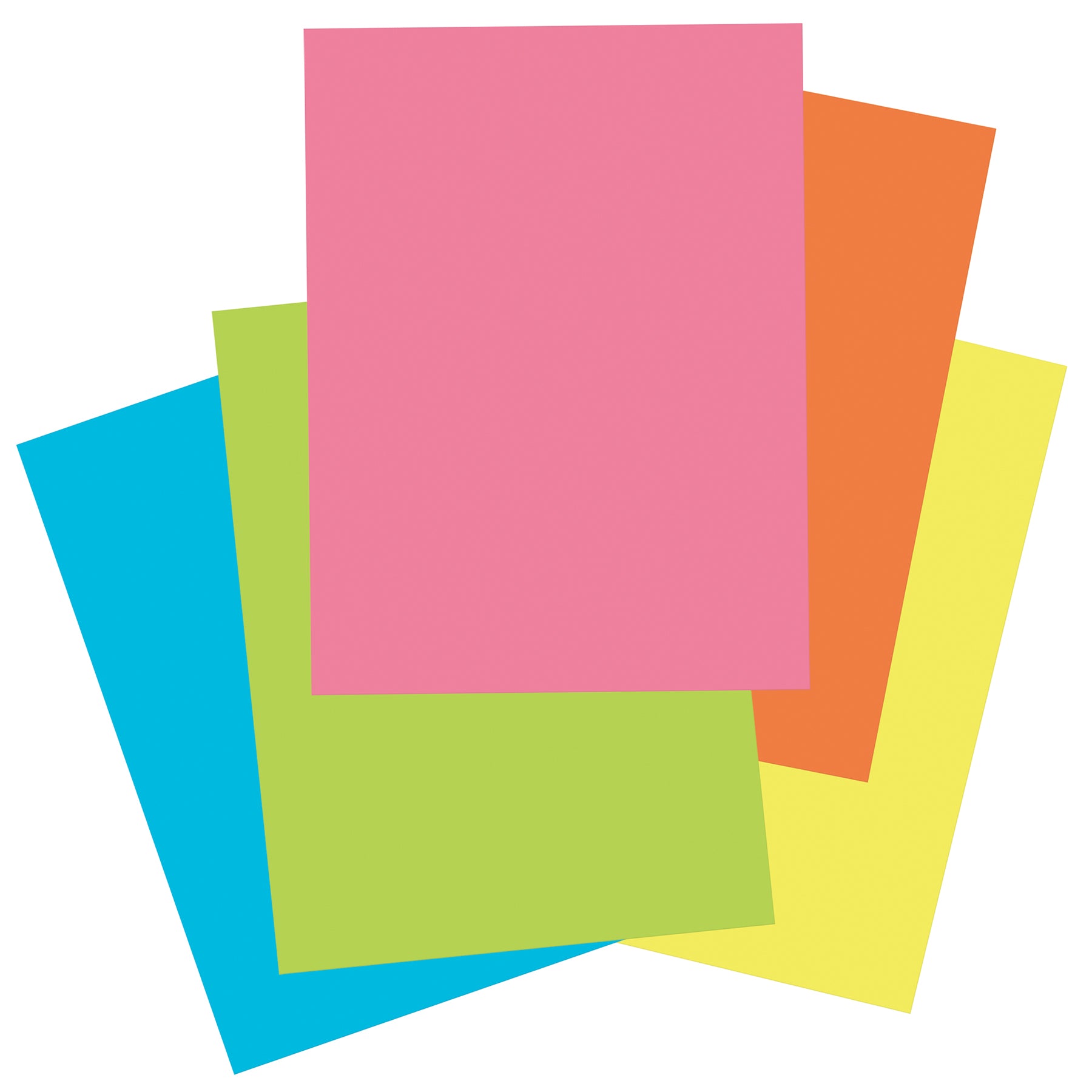 Construction Paper, Heavyweight, 5 Assorted Hot Colors, 9" x 12", 50 Sheets