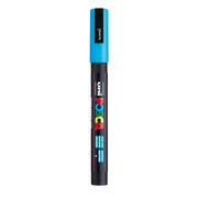uni® POSCA PC-3M Water-Based Paint Markers, Reversible Fine Tip (0.9-1.3mm), Light Blue