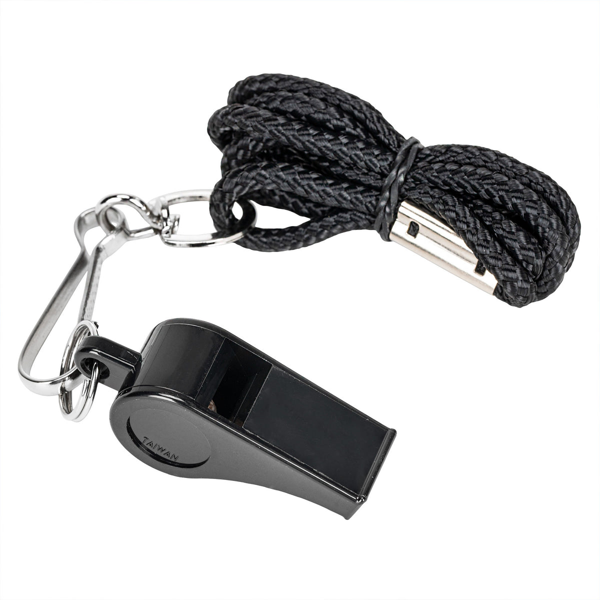 (3 EA) PLASTIC WHISTLE W LANYARD