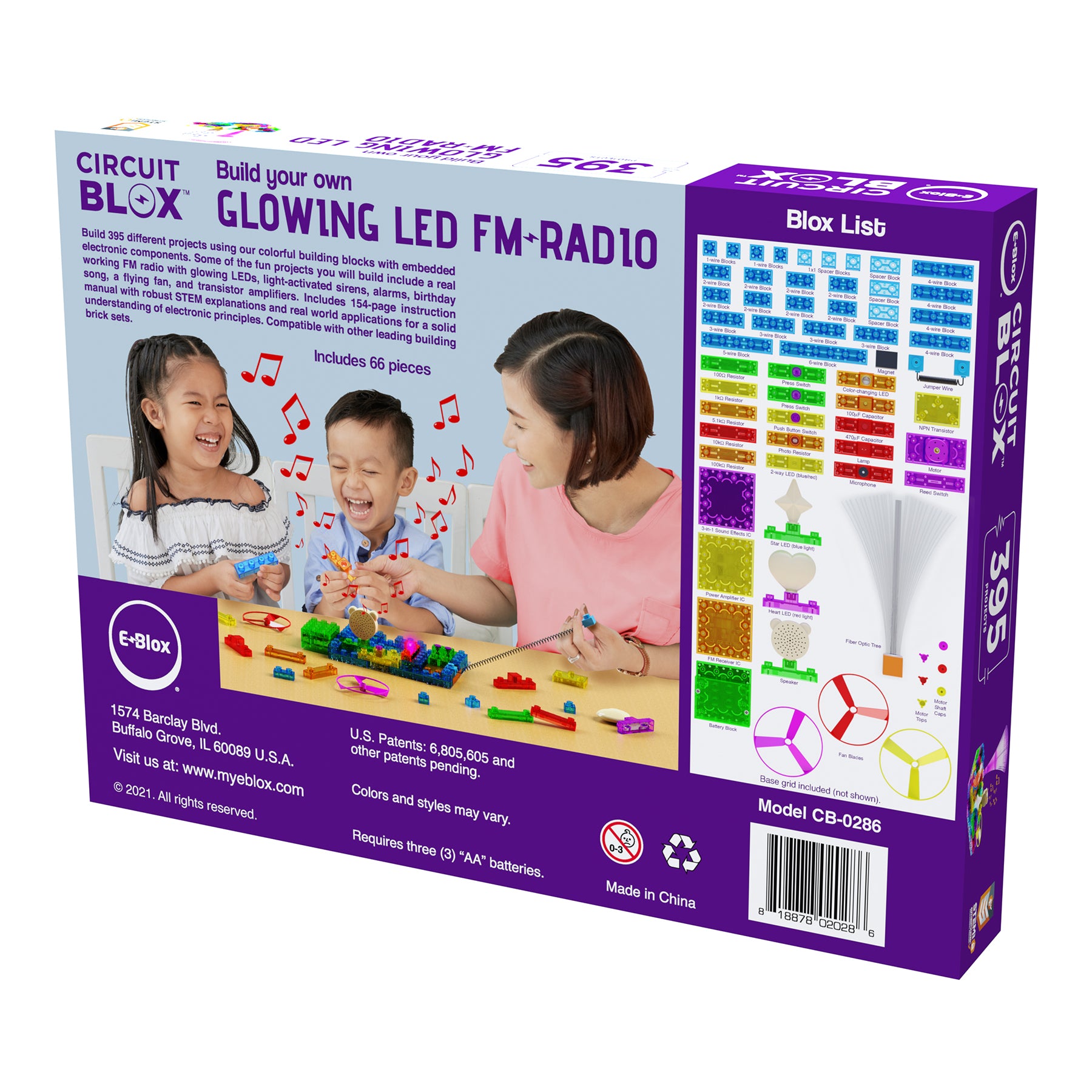 Circuit Blox™ Student Set, 395 Projects