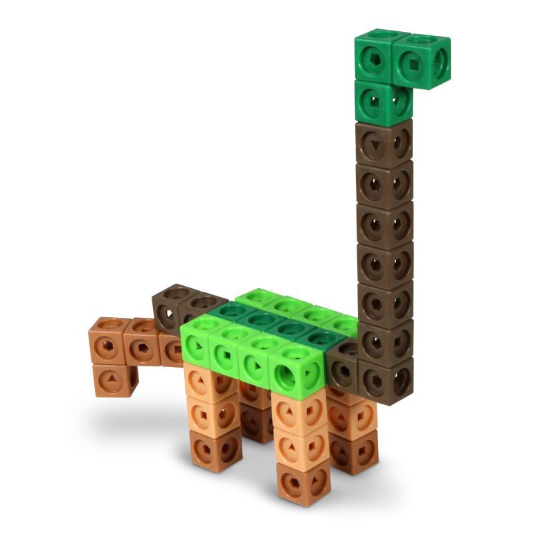 Mathlink® Cubes Kindergarten Math Activity Set: Dino Time!