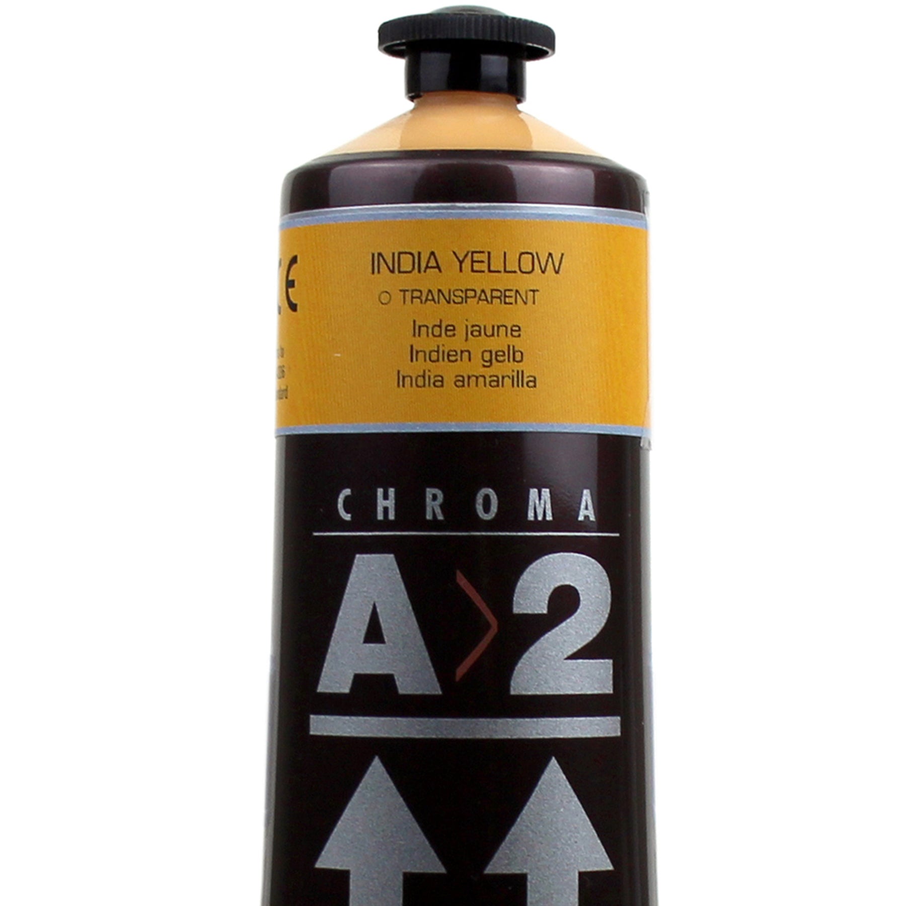 A2 Heavy Body Lightfast Artist Acrylic, 4 oz., India Yellow Hue