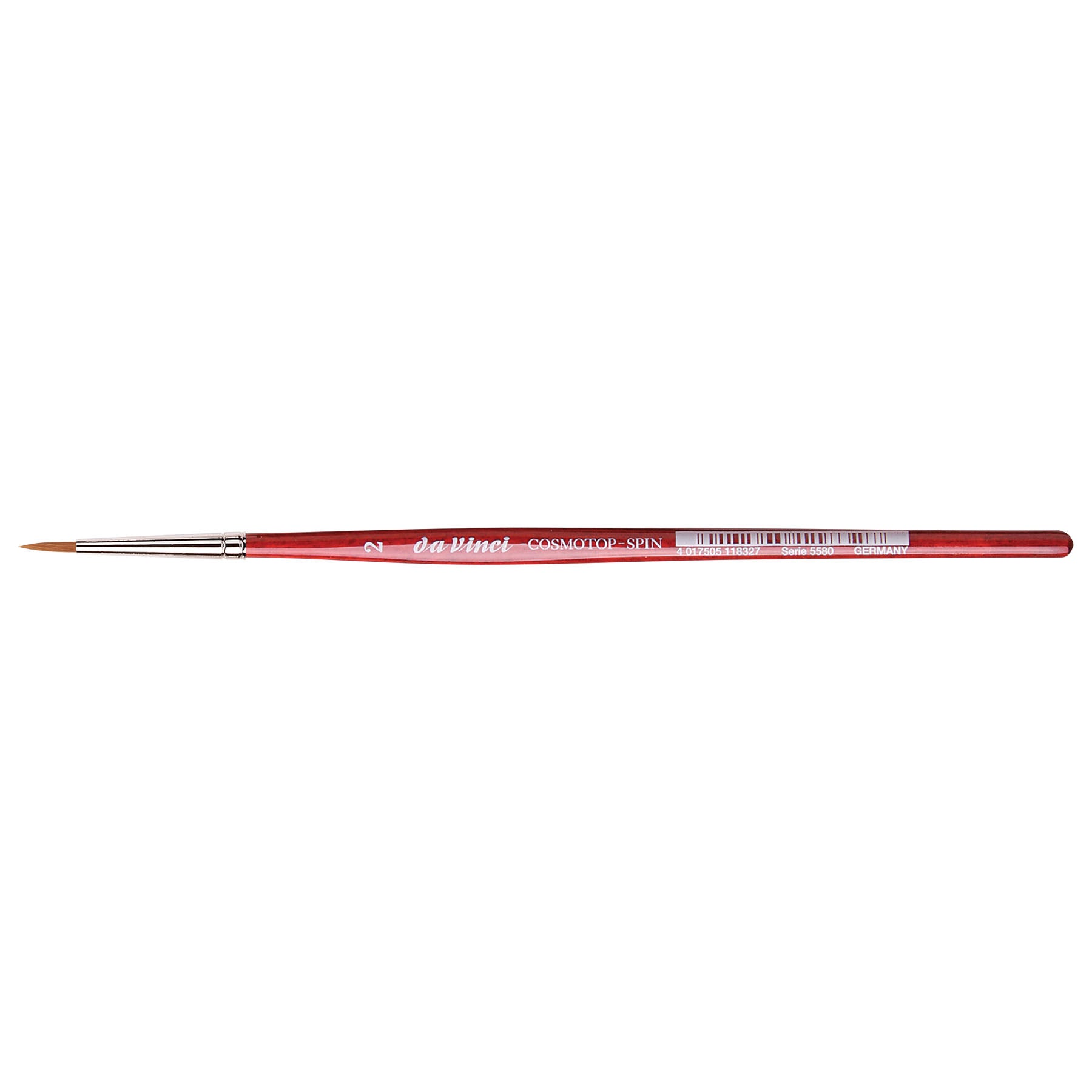 COSMOTOP-SPIN Silkpainting Brush, Synthetic, Watercolor, Round, Size 2