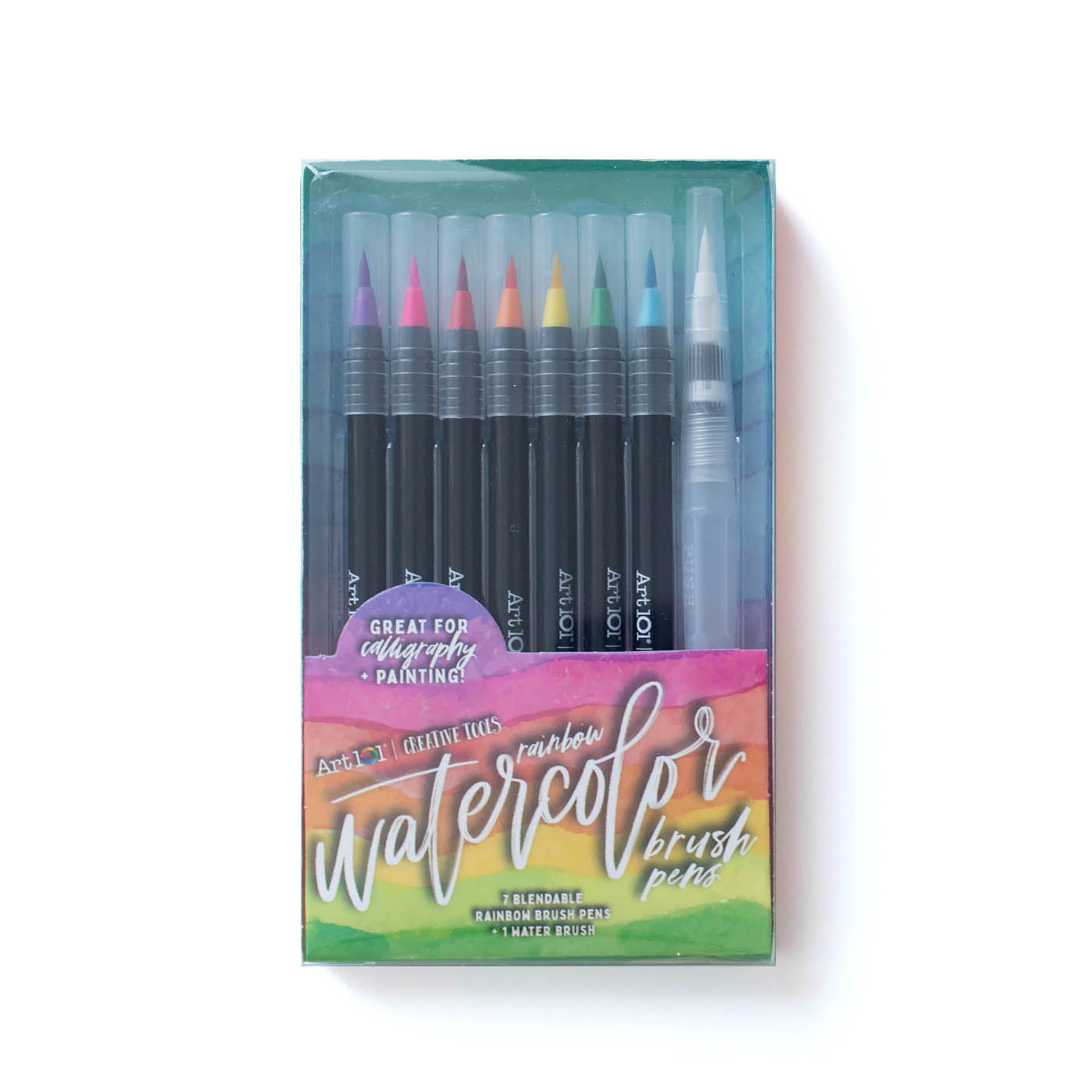 Watercolor Brush Pens, 24-Pack