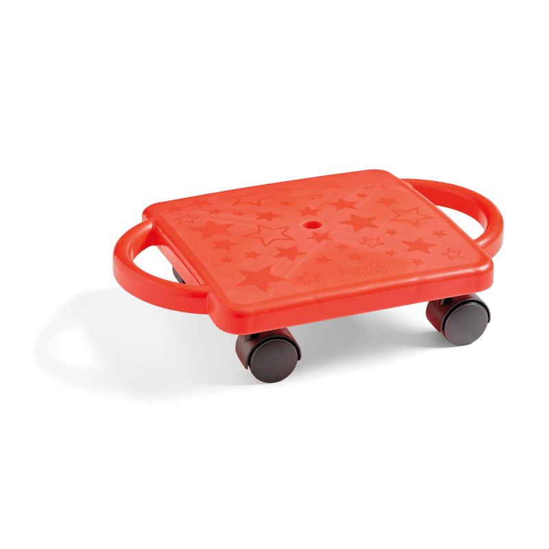 SCOOTER, PLASTIC W/HANDLES, RED