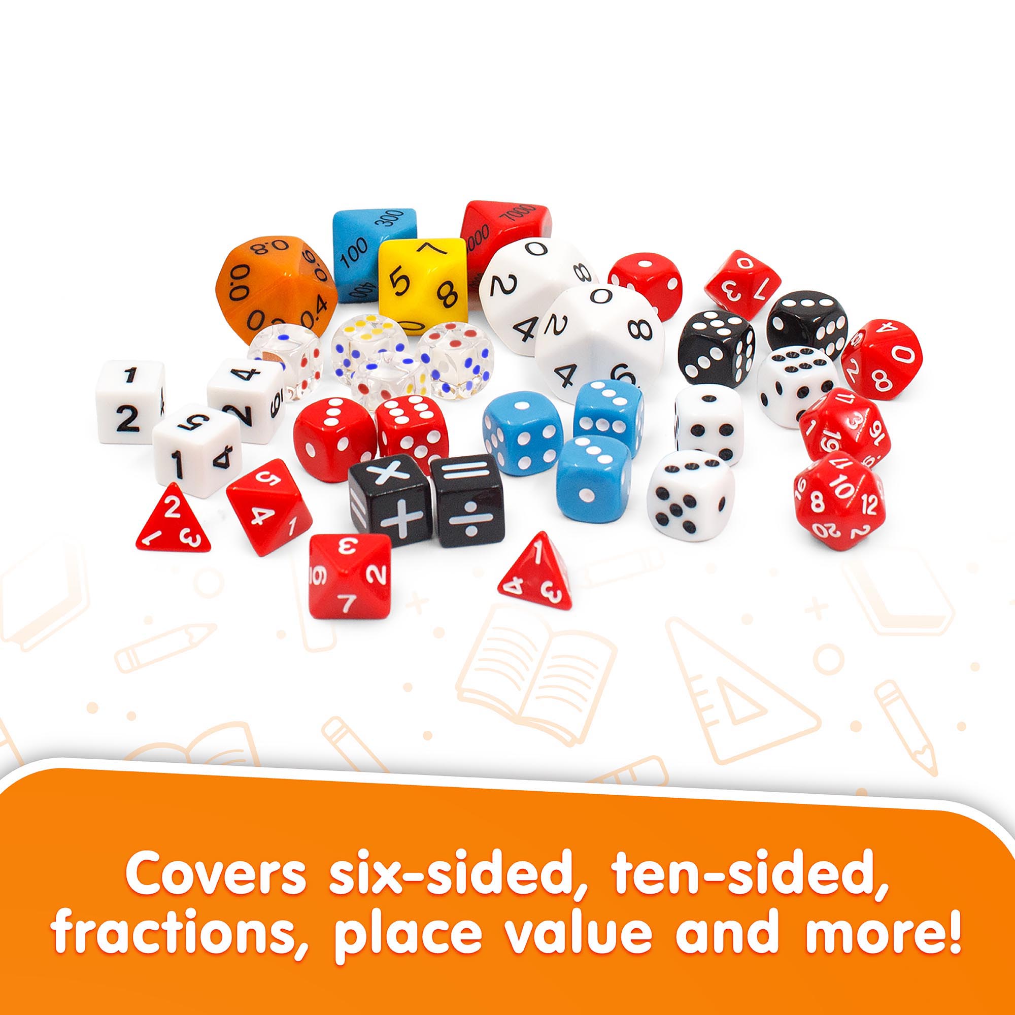 Dice Multi-Pack, 150 Pieces