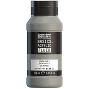 LQ BASICS Acrylic Fluid 118ml Bottle -  Neutral Grey 5