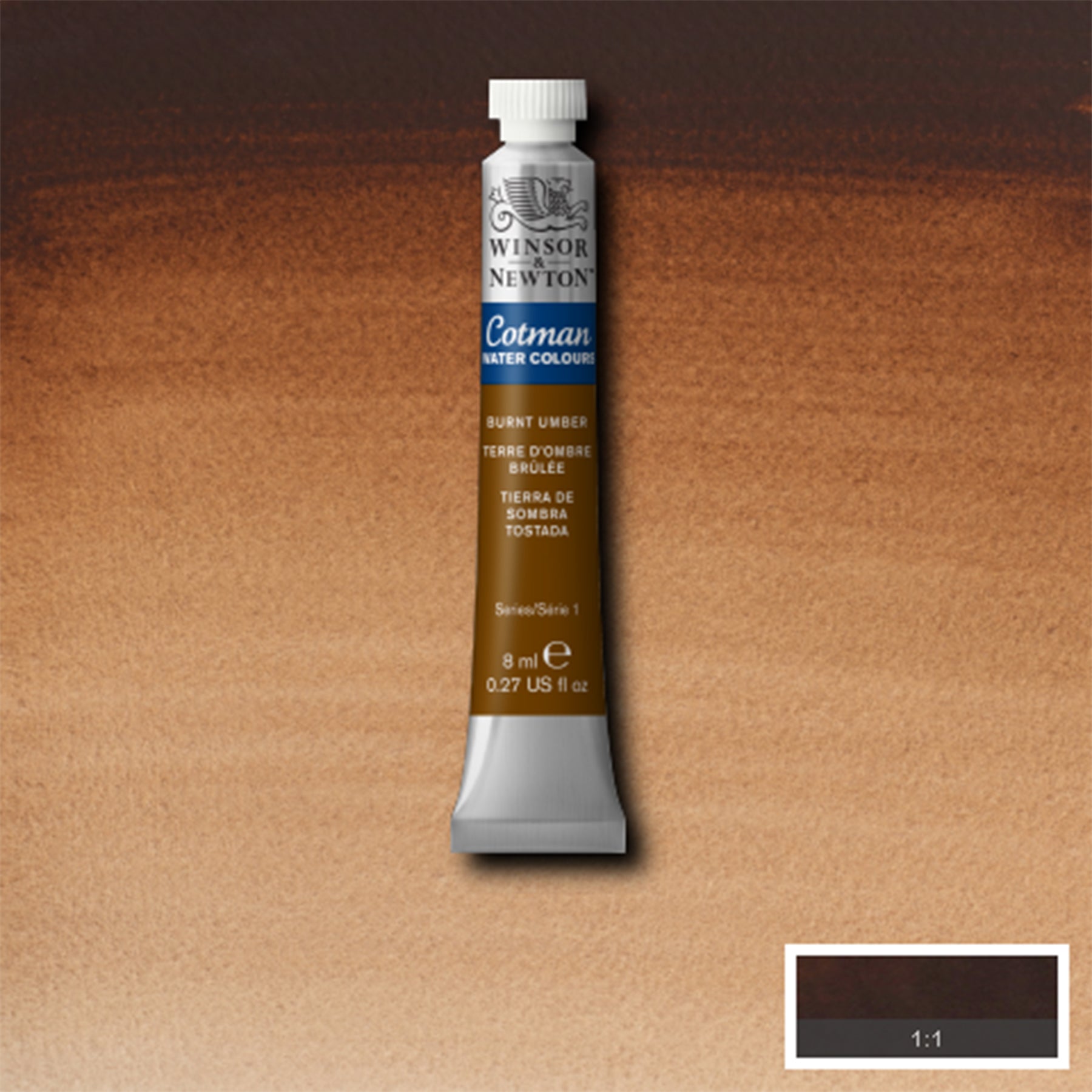 CWC 8ml tube - Burnt Umber