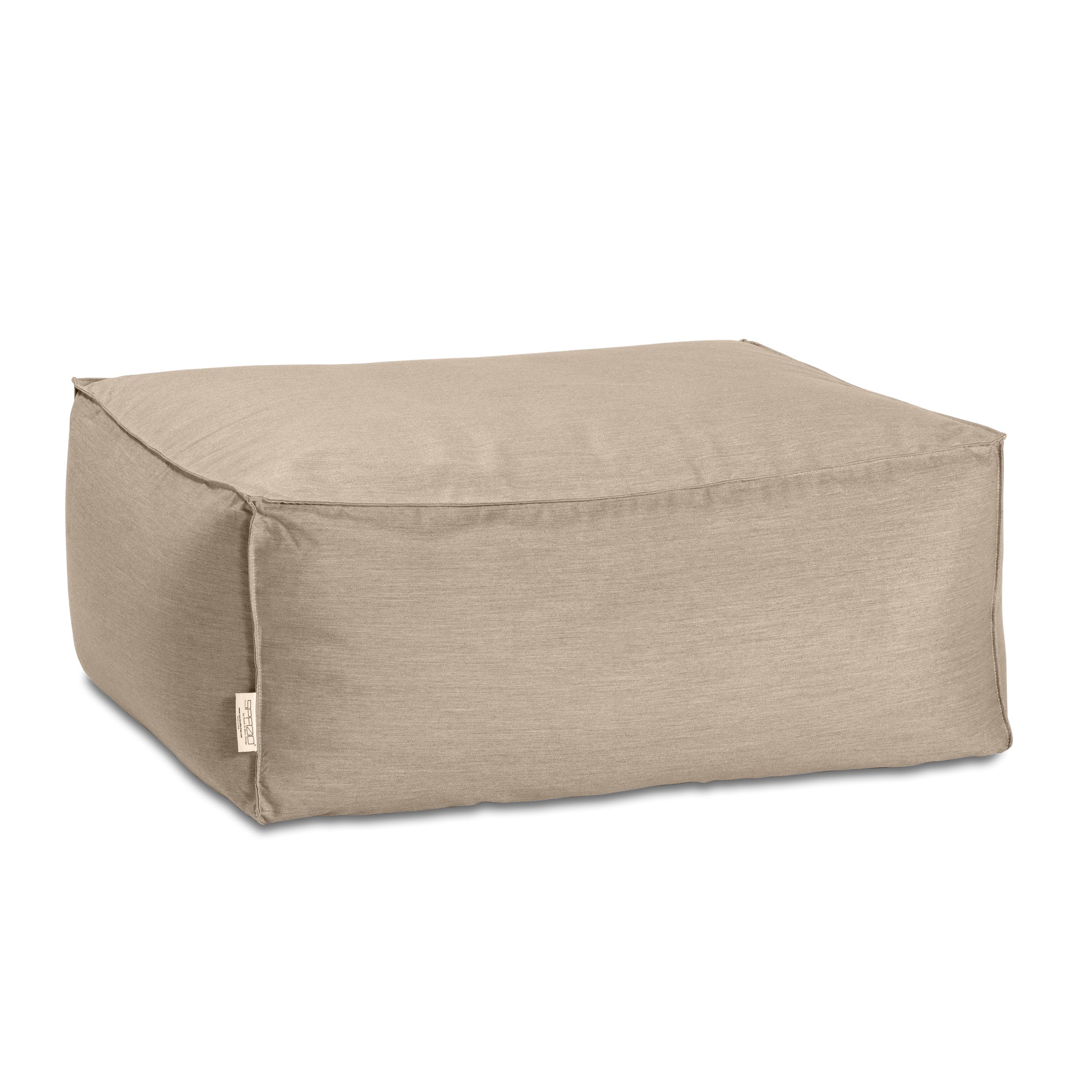 Baya Outdoor Ottoman - Sunbrella, Ash
