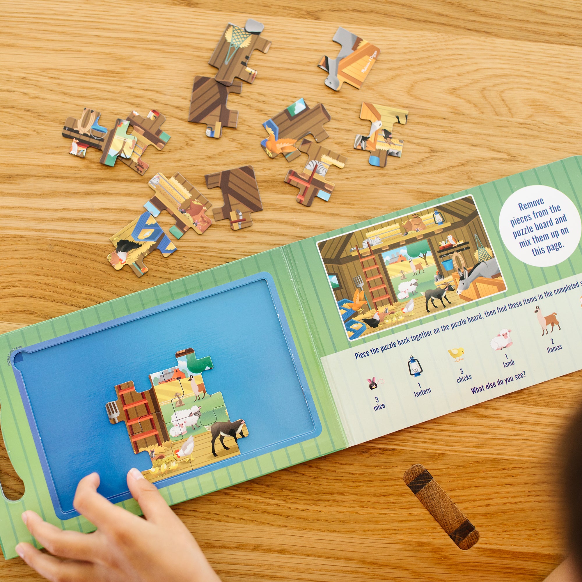 Take Along Magnetic Jigsaw Puzzles - On the Farm