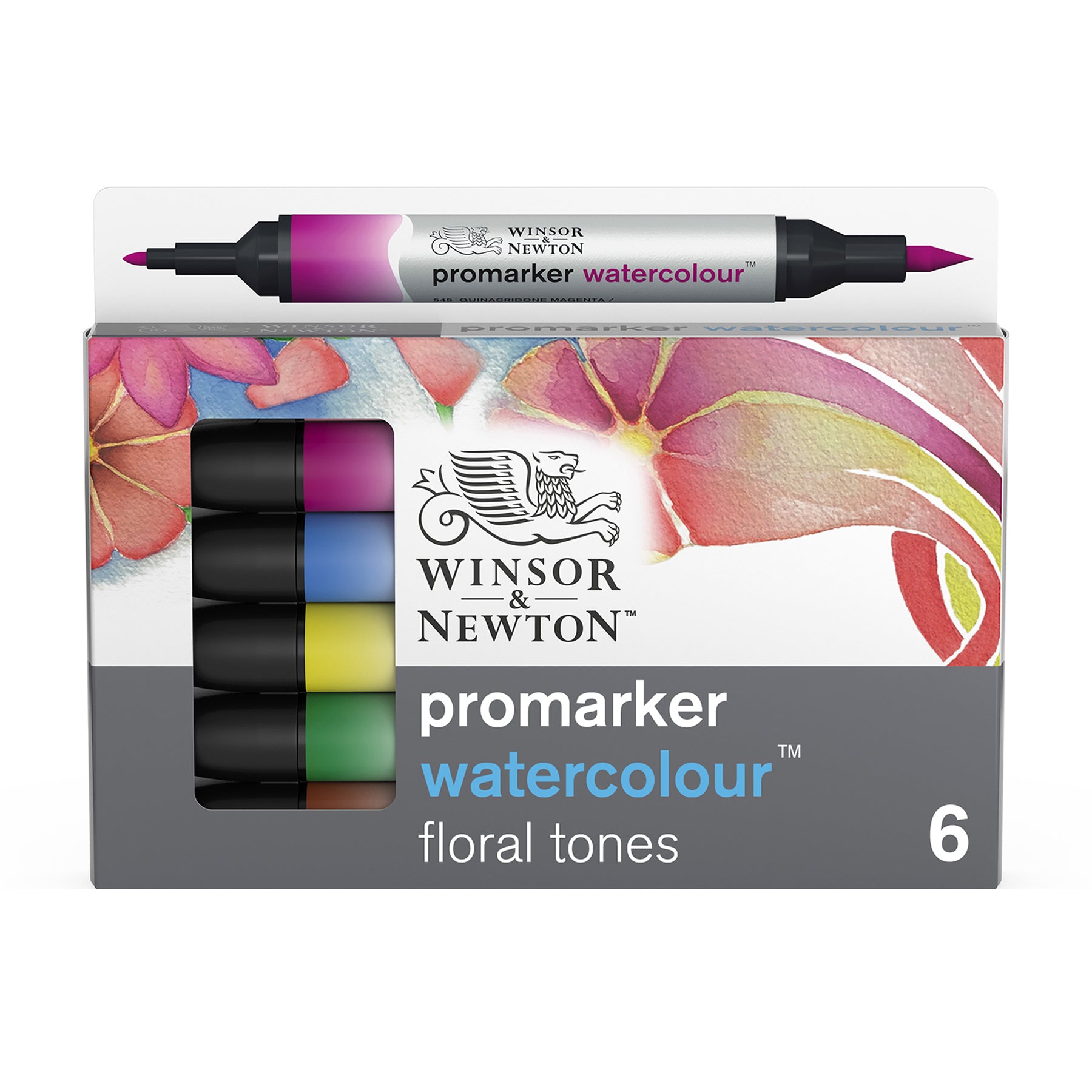 WN ProMarker Watercolour 6 Floral Tones