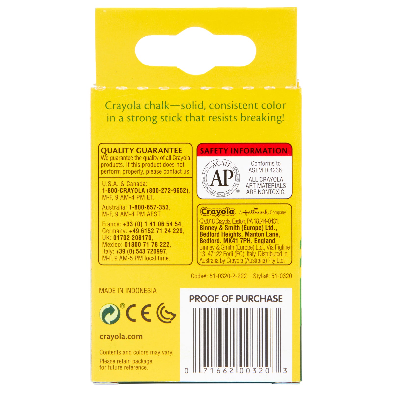 White Chalk Sticks, 12 Count