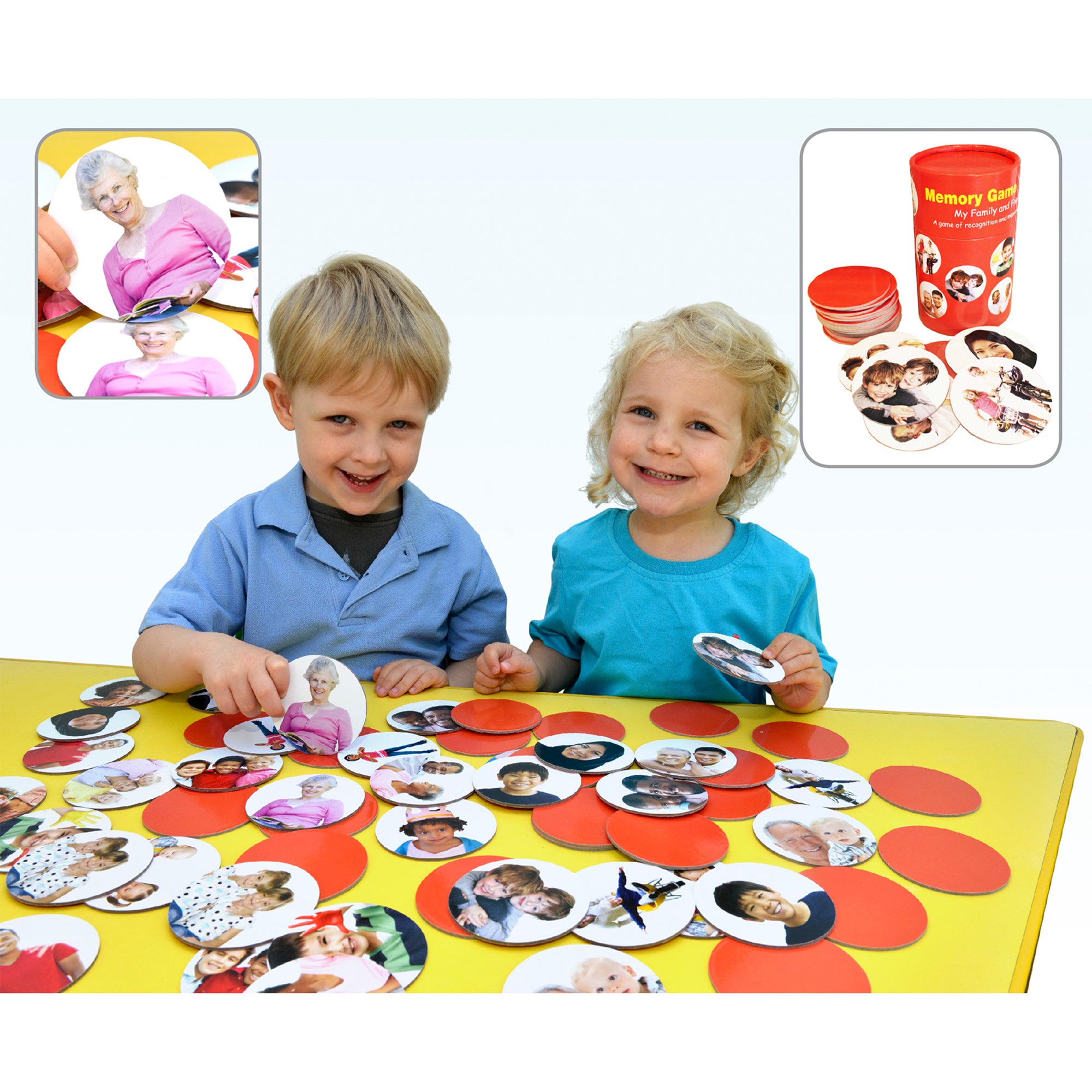 Friends and Family Matching Pairs Game