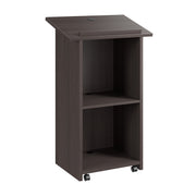 Bush Business Furniture Envision Podium Lectern in Storm Gray - 28.5" Width x 18.39" Depth x 47.17" Height