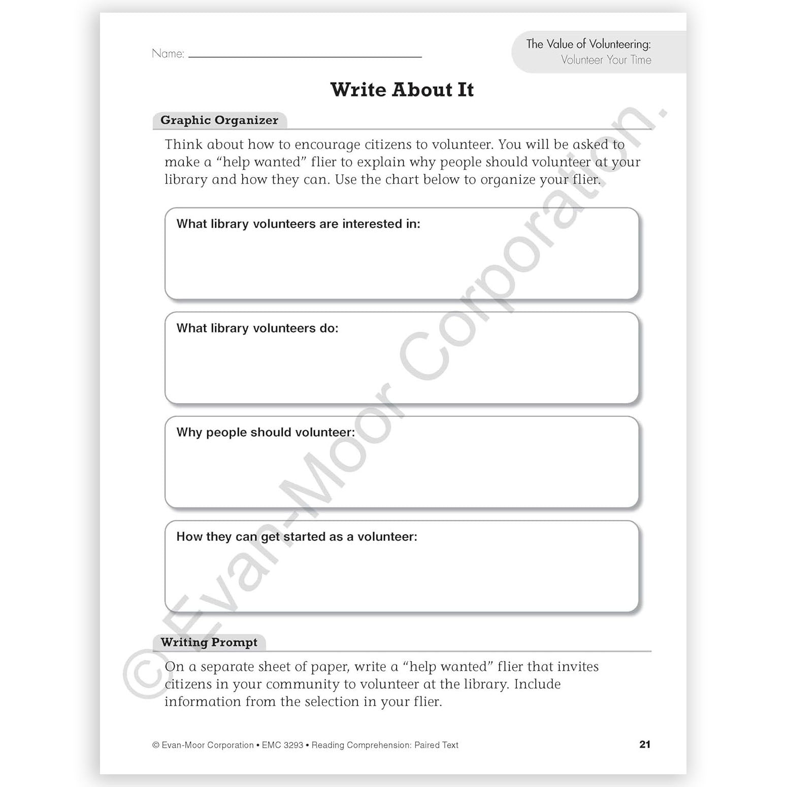 Reading Comprehension: Paired Text, Grade 3