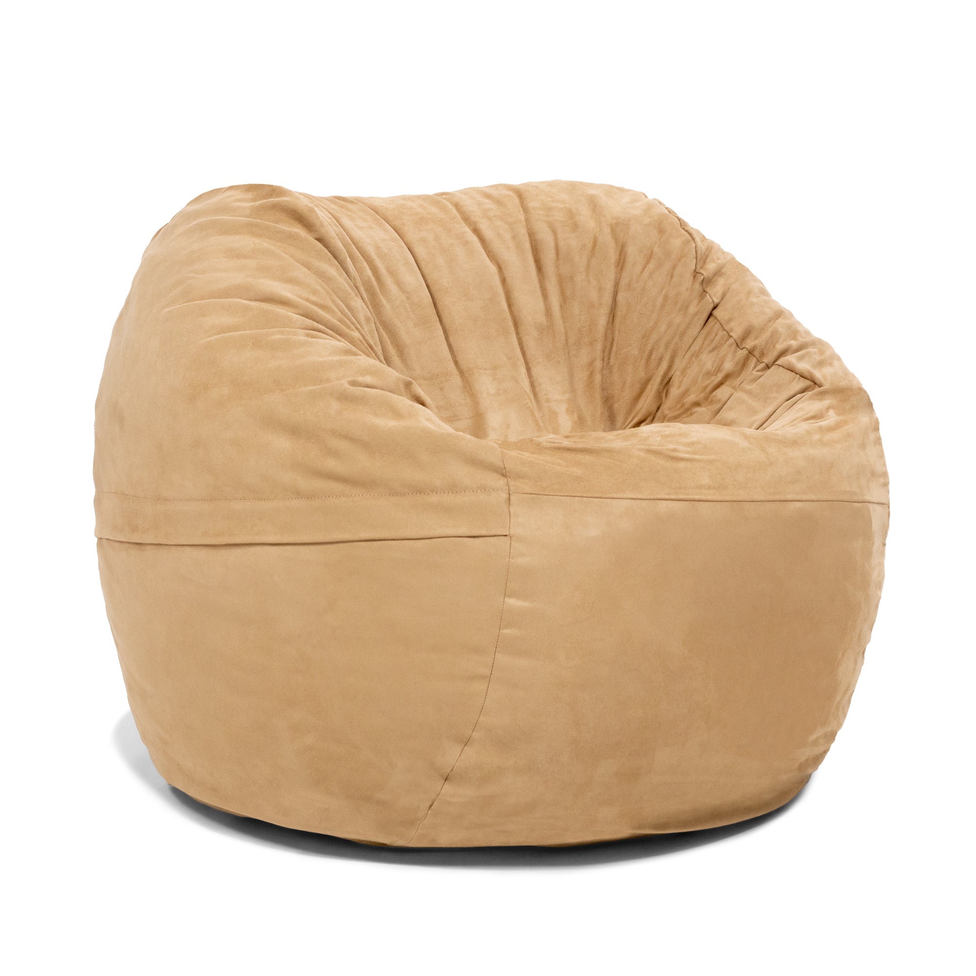 Jaxx Saxx 3 Foot Bean Bag Chair with Removable Cover, Camel