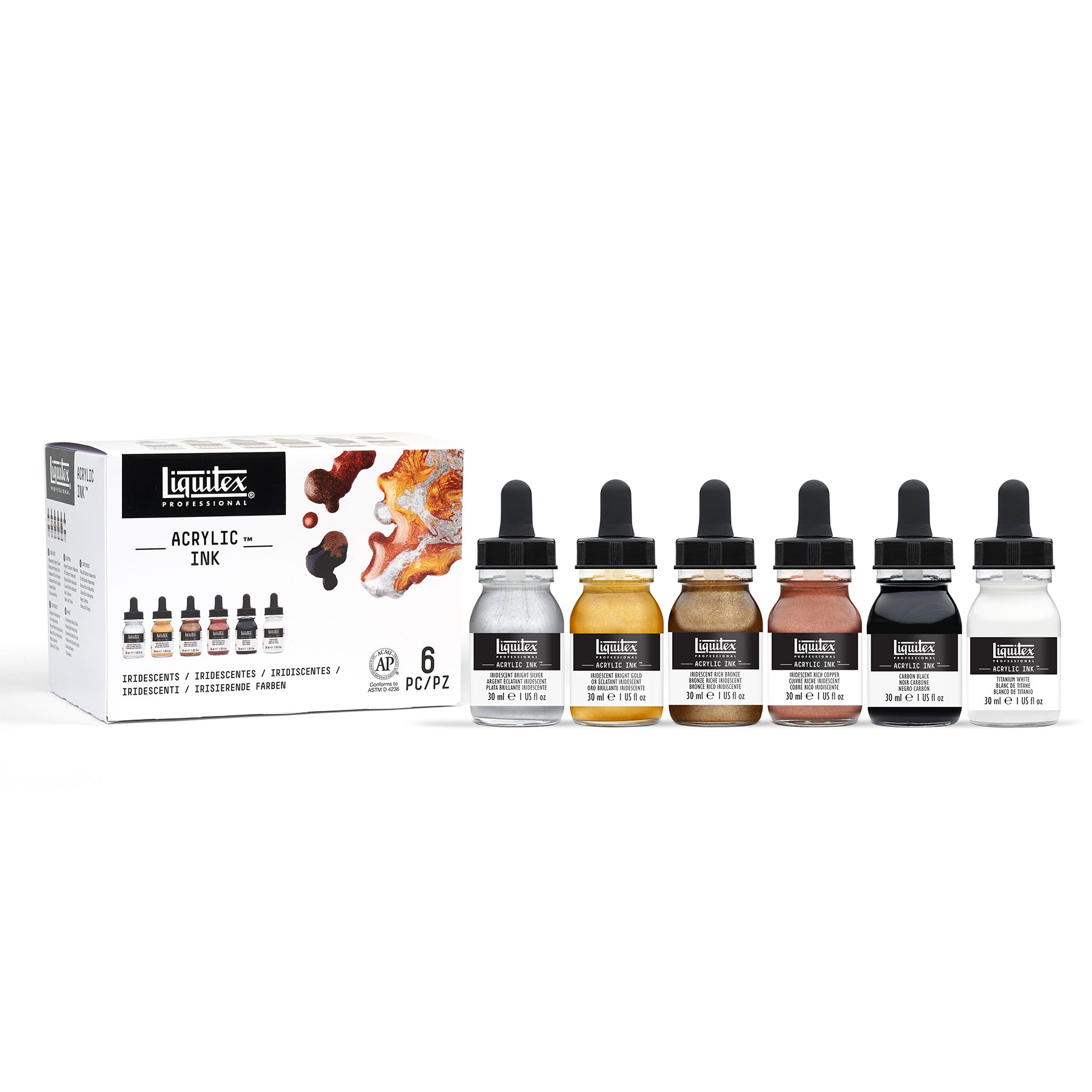 LQ Ink 6 Iridescent Set