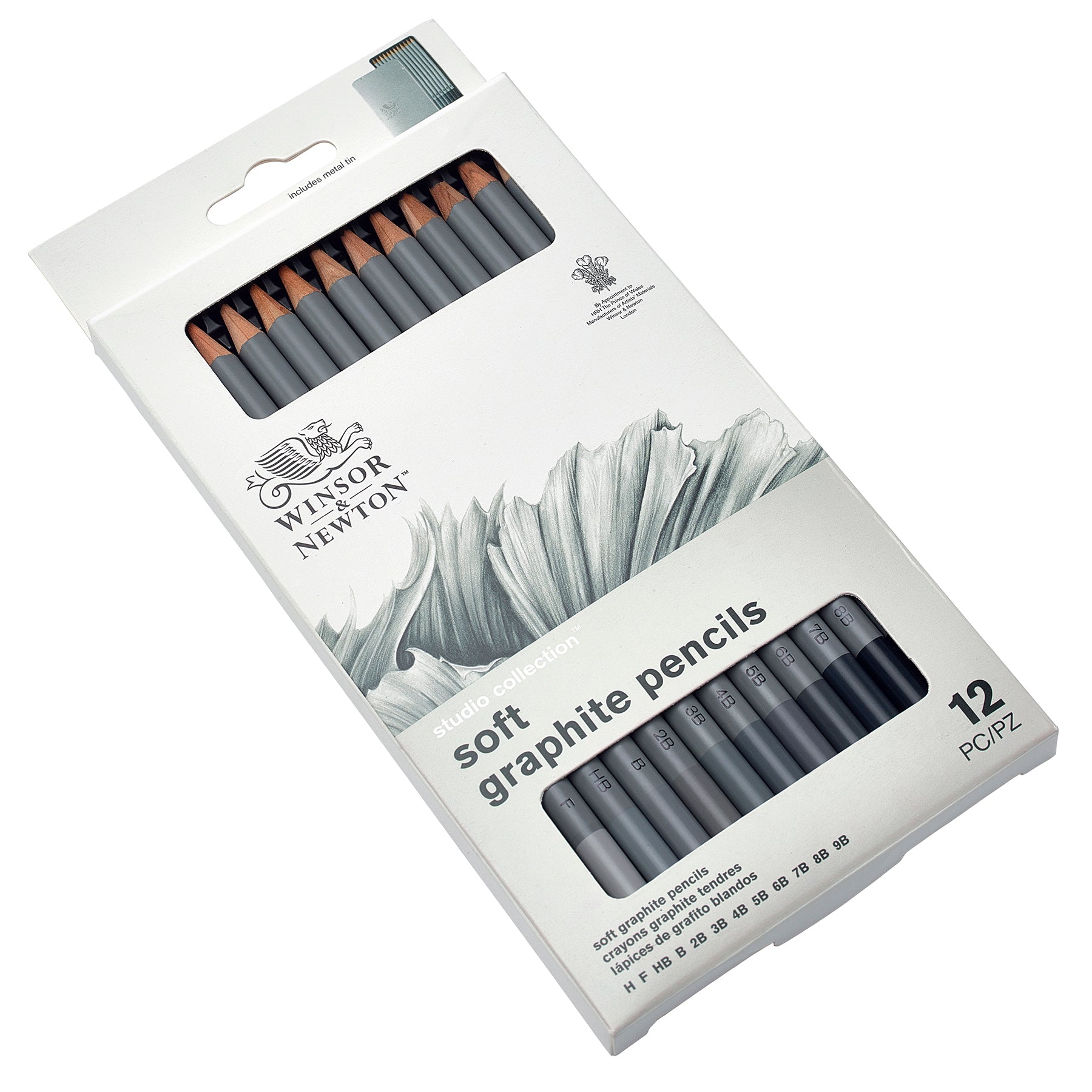 WN Studio Collection Graphite Pencil Tin - Soft - 12pc