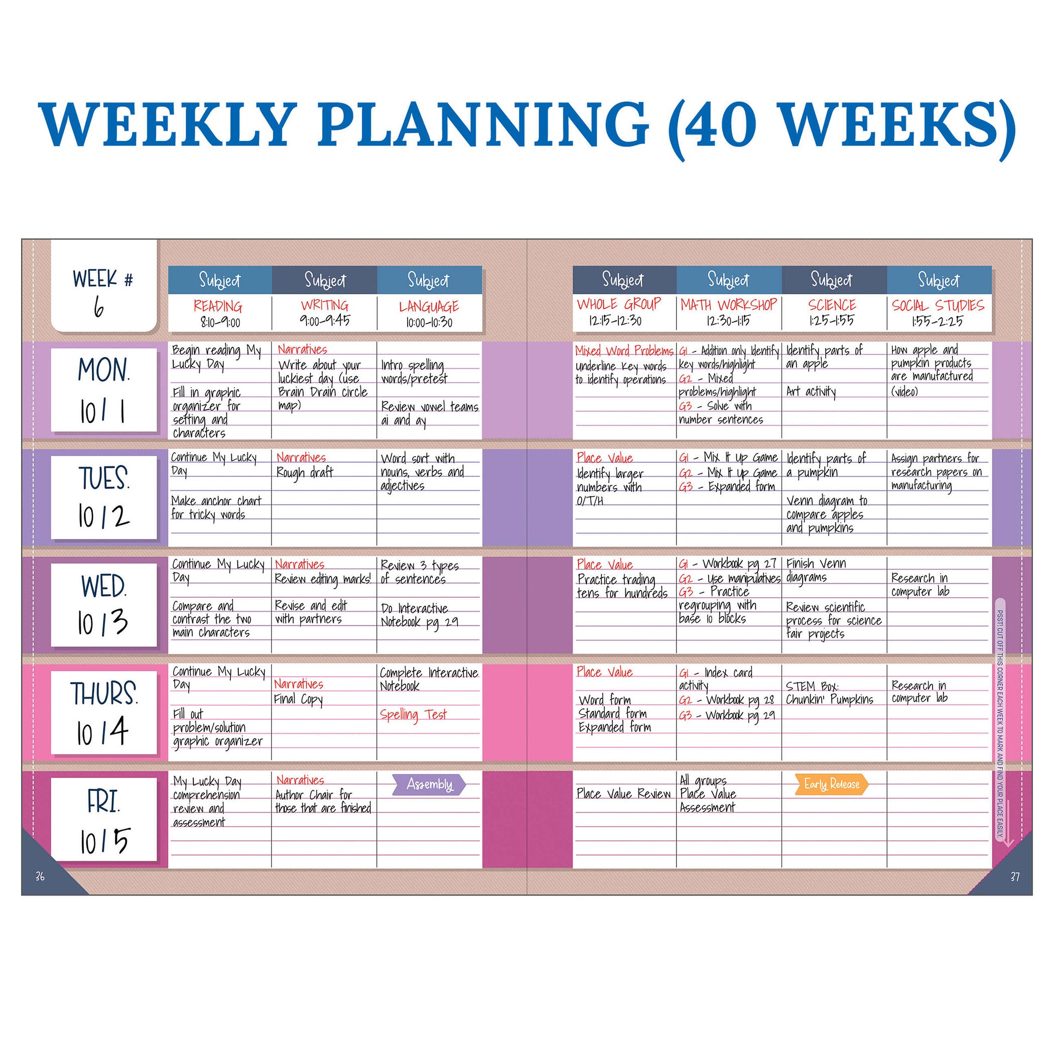 Crafty and Cool Teacher Planner